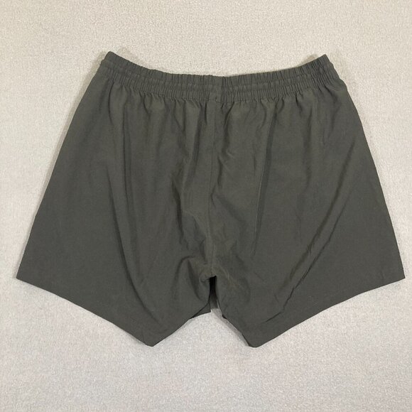 LSKD Mens Shorts Size Large Black Stretch Drawstring Pockets 5” Inseam Linerless - Picture 2 of 7